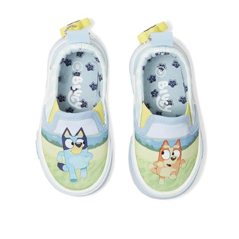 Bluey Toddler Boys Twin Gore Slip-On Shoes